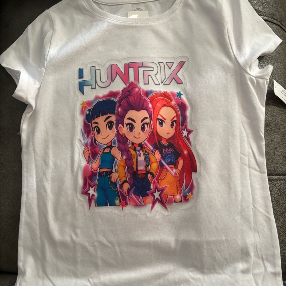 Kids White Graphic T-Shirt personalizada